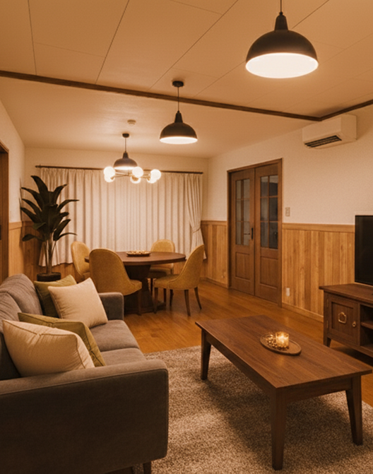 日靜のリビング